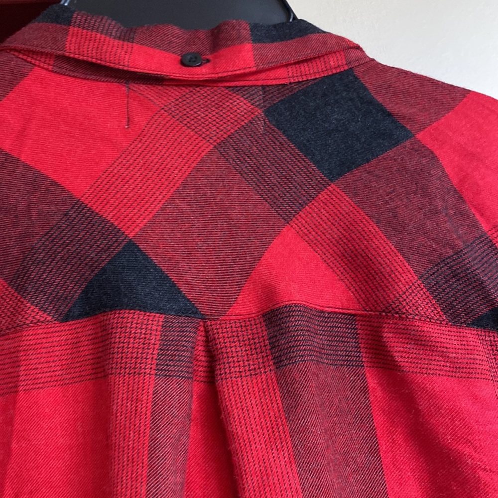 Cloth & Stone Red Butter Soft Buttondown Shirt Ne… - image 5